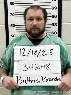 Mugshot of BRANDON DARRELL BUTTERS