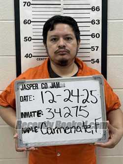 Booking photo from Jasper County, Iowa