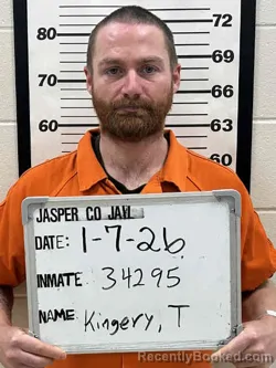 Booking photo from Jasper County, Iowa
