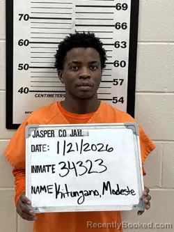 Booking photo from Jasper County, Iowa