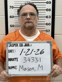 Mugshot of MICHAEL EUGENE MASON