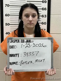 Mugshot of MILEY ELIZABETH BUTLER
