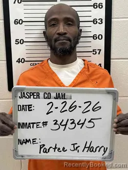 Mugshot of HARRY MILLER PARTEE JR