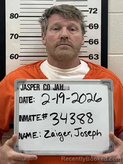 Mugshot of JOSEPH MARK ZAIGER