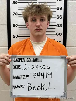 Mugshot of LANDON JAMES BECK