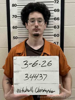 Mugshot of CHRISTOPHER MICHAEL MITCHELL booked in Jasper County, Iowa on March 6, 2026