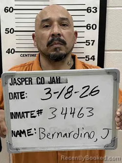 Mugshot of JOSE MIQUEL MATA BERNARDINO booked in Jasper County, Iowa on March 18, 2026