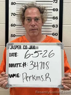 Booking photo from Jasper County, Iowa