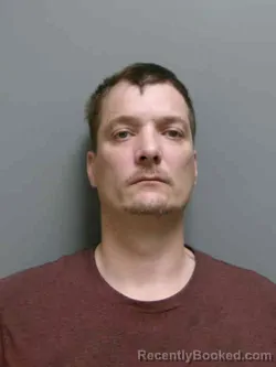 Mugshot of SHAWN MICHAEL SCHELBY booked in Lee County, Iowa on May 9, 2026