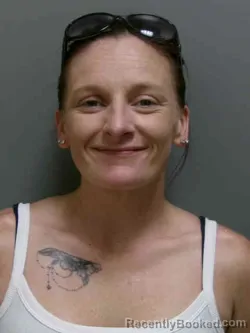Mugshot of Desiree Kristina Stinson booked in Lee County, Iowa on August 26, 2026