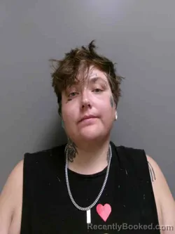 Mugshot of Destiney Leeann Gilpin booked in Lee County, Iowa on August 30, 2026