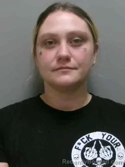 Mugshot of Jonina Kawailele Jensen booked in Lee County, Iowa on October 23, 2026