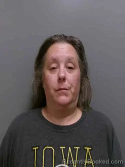 Mugshot of Erin Michelle Ross booked in Lee County, Iowa on September 7, 2026