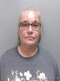 Mugshot of Julie Anna Wrieden booked in Lee County, Iowa on October 1, 2026