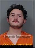 Booking photo from Linn County, Iowa