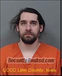 Booking photo from Linn County, Iowa
