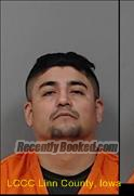 Booking photo from Linn County, Iowa