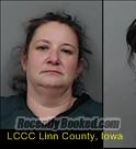 Booking photo from Linn County, Iowa