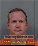 Booking photo from Linn County, Iowa