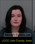 Booking photo from Linn County, Iowa