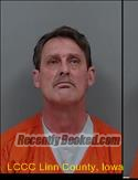 Booking photo from Linn County, Iowa
