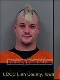 Booking photo from Linn County, Iowa