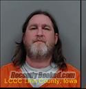 Booking photo from Linn County, Iowa