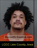 Booking photo from Linn County, Iowa