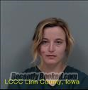 Booking photo from Linn County, Iowa