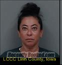 Booking photo from Linn County, Iowa