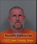 Booking photo from Linn County, Iowa