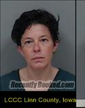 Booking photo from Linn County, Iowa
