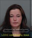 Booking photo from Linn County, Iowa