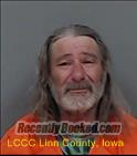 Booking photo from Linn County, Iowa
