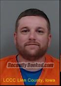 Booking photo from Linn County, Iowa