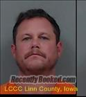 Booking photo from Linn County, Iowa