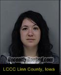 Booking photo from Linn County, Iowa