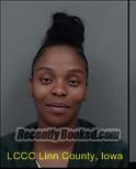 Booking photo from Linn County, Iowa
