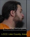 Booking photo from Linn County, Iowa