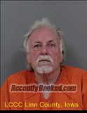 Booking photo from Linn County, Iowa