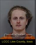 Booking photo from Linn County, Iowa
