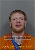 Booking photo from Linn County, Iowa