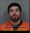 Booking photo from Linn County, Iowa