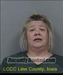 Booking photo from Linn County, Iowa