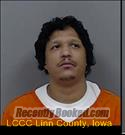 Booking photo from Linn County, Iowa