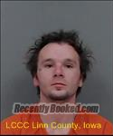 Booking photo from Linn County, Iowa