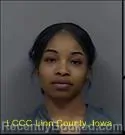Booking photo from Linn County, Iowa