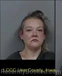 Booking photo from Linn County, Iowa