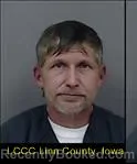 Booking photo from Linn County, Iowa