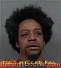 Booking photo from Linn County, Iowa
